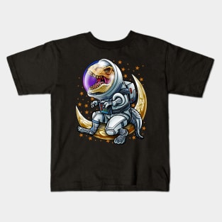 Astrosaurus Funny Dinosaur T-Rex Astronaut Kids T-Shirt